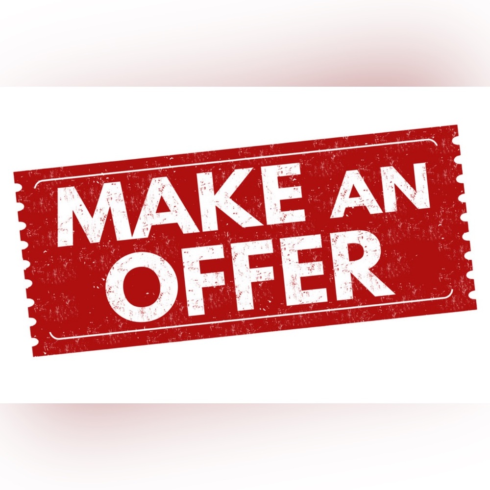 Red 'Make an Offer' Sign